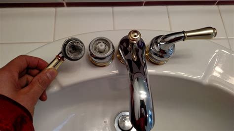 how to remove moen bathroom faucet handle|Removing Moen bathroom faucet: the correct way and my way